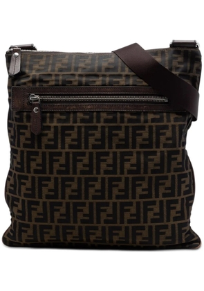 Fendi Pre-Owned 2000-2010 Zucca Canvas crossbody bag - Brown