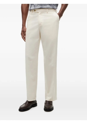 Tommy Hilfiger pressed-crease straight-leg trousers - White