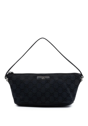 Gucci Pre-Owned 2000-2015 GG Canvas Boat shoulder bag - Black