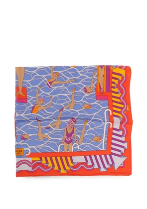 Hermès Pre-Owned Ballet Aquatique silk scarf - Orange