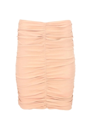 TOM FORD ruched mini skirt - Neutrals