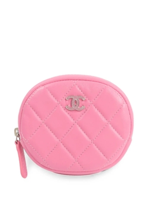 CHANEL Pre-Owned quilted CC coin purse - Pink