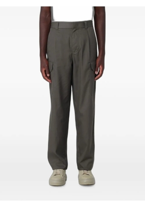 Armani Exchange belt-loop pleated cargo trousers - Green