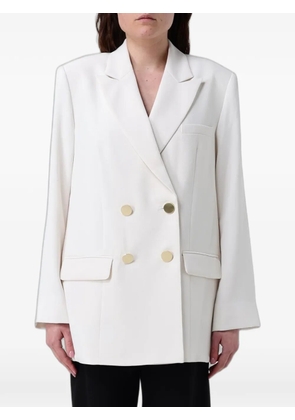 Armani Exchange double-breasted buttoned blazer - Neutrals