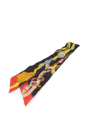 Hermès Pre-Owned Brides de Gala Twilly silk scarf - Black