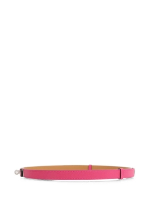 Hermès Pre-Owned Kelly turn-lock leather belt - Pink