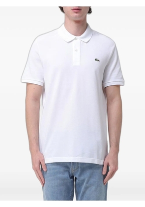 Lacoste logo-embroidered polo shirt - White