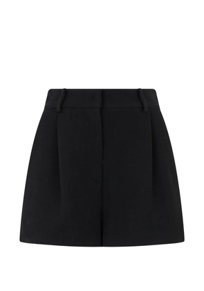 Moschino high-waisted pleated shorts - Black
