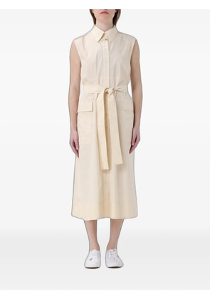 Colmar belted sleeveless dress - Neutrals