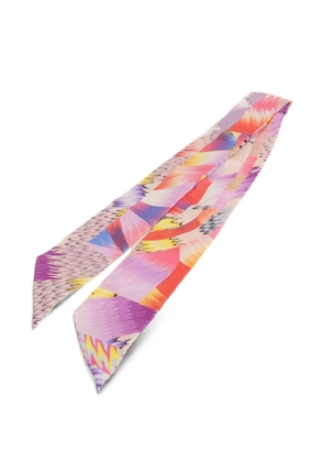 Hermès Pre-Owned Marbie silk scarf - Pink