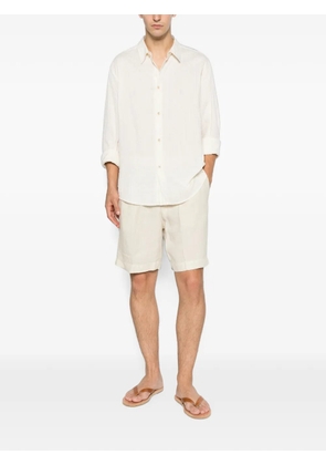 InLinum drawstring-waist shorts - Neutrals