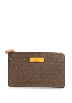 Michael Kors Vintage logo-print bi-fold wallet - Brown