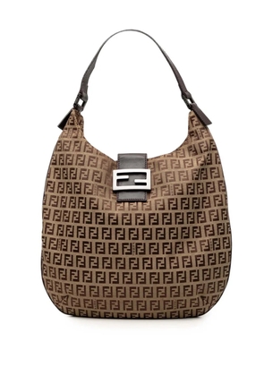Fendi Pre-Owned 2010-2010 Zucchino Canvas shoulder bag - Brown