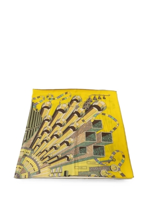 Hermès Pre-Owned Point d'Orgue scarf - Yellow