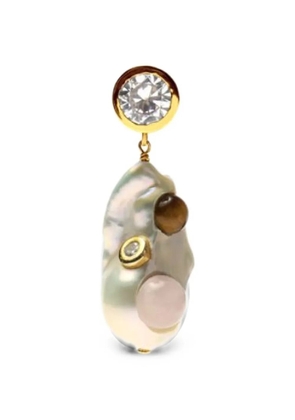 Sharra Pagano Inclusion baroque-pearl earring - Gold