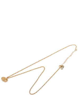 Christian Dior Pre-Owned 2000-2026 Gold Plated CD Pendant Necklace costume necklace
