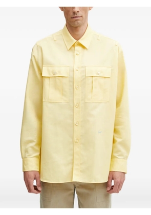 Kenzo button-up flap-pocket shirt - Yellow