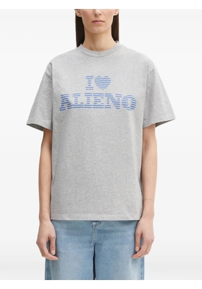 NO PROBLEMO graphic-print relaxed fit T-shirt - Grey