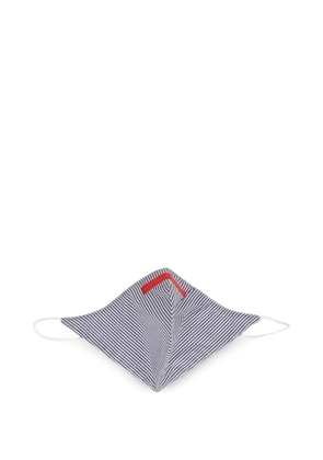 Isaia striped face mask - Blue