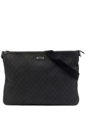 Gucci Pre-Owned 2016-2026 GG Denim crossbody bag - Black