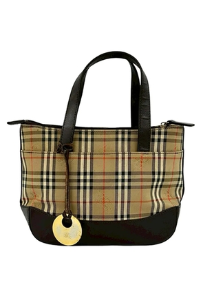 Burberry Pre-Owned 2000-2017 Haymarket Check Canvas handbag - Neutrals