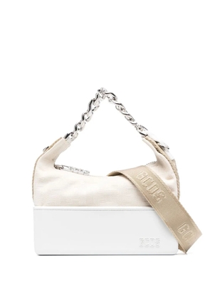 GCDS monogram-jacquard crossbody bag - Neutrals