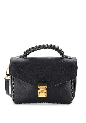 Louis Vuitton Pre-Owned Braided Handle Pochette Metis Monogram Empreinte Leather crossbody bag - Black