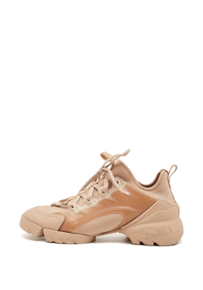 Christian Dior Pre-Owned D-Connect panelled sneakers - Neutrals