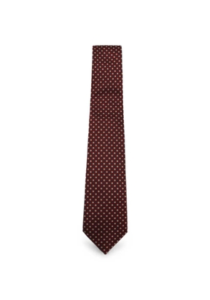 Canali floral-pattern tie - Red
