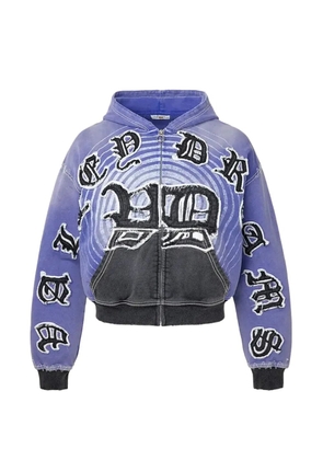 Vale Hypnotiq zip-up hoodie - Purple