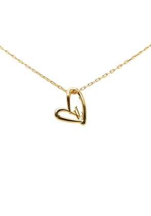 Louis Vuitton Pre-Owned 2022 Gold Plated Collier Fall in Love Pendant Necklace costume necklace