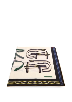Hermès Pre-Owned Mors A Jouets bandana scarf - Neutrals