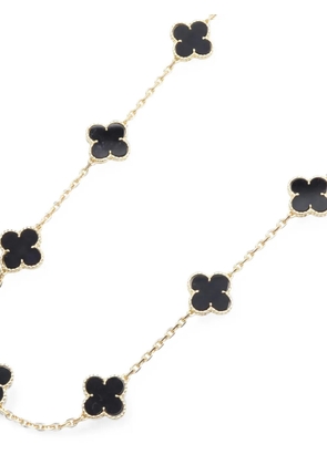 Van Cleef & Arpels Pre-Owned Alhambra 20 onyx necklace - Gold