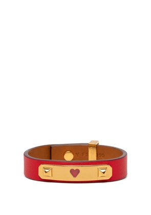 Hermès Pre-Owned 2020 Narrow Swift As de Coeur Bracelet costume bracelet - Gold
