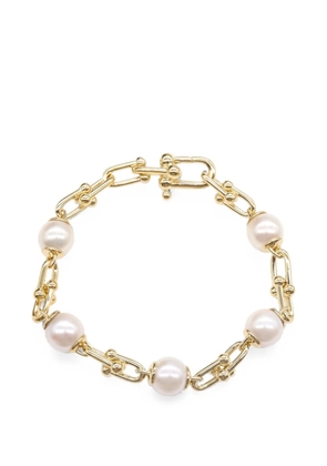 Tiffany & Co. Pre-Owned HardWear Link pearl bracelet - Gold