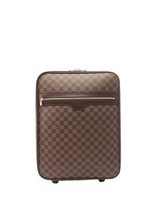 Louis Vuitton Pre-Owned 2007 Damier Ebene Pegase 45 travel bag - Brown