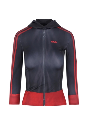 adidas x AVAVAV zip-up hoodie - Black