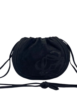 Loewe Pre-Owned 20th Century Leater Anagram shoulder bag - Black