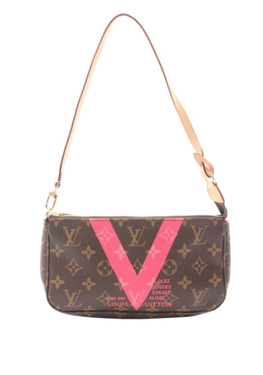 Louis Vuitton Pre-Owned 2015 Monogram V Pochette Accessoires handbag - Brown