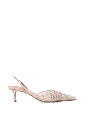 Gedebe 55mm Anitta slingback pumps - Neutrals