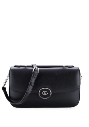 Gucci Pre-Owned Petite GG Flap Shoulder Bag Leather Small crossbody bag - Black