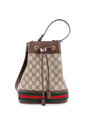 Gucci Pre-Owned Ophidia GG Coated Canvas Small bucket bag - Brown