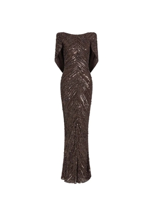 Jenny Packham Sakari gown - Brown
