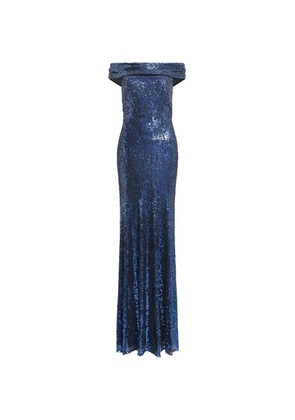 Jenny Packham Echo gown - Blue