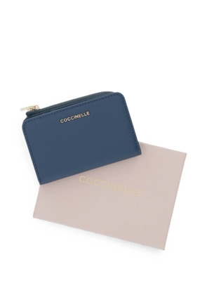 Coccinelle Metallic logo-detail wallet - Blue