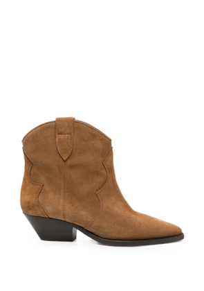 ISABEL MARANT suede ankle boots - Brown