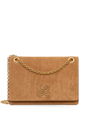 LUISA SPAGNOLI suede shoulder bag - Brown
