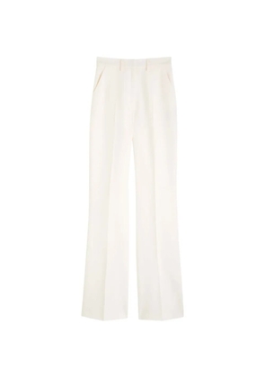 David Koma pressed-crease tailored trousers - Neutrals