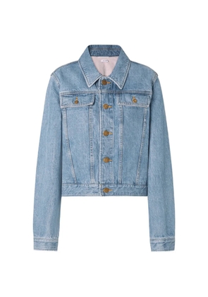 Thom Browne shrunken selvedge denim jacket - Blue