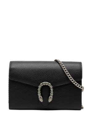 Gucci Pre-Owned 2000-2015 Calfskin Dionysus Wallet on Chain crossbody bag - Black